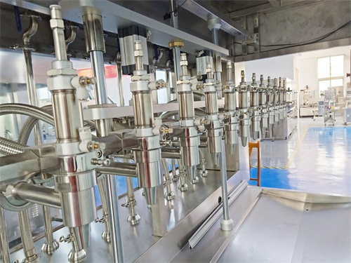 仔細(xì)看，食用油灌裝機(jī)在小包裝食用油中的灌裝流程