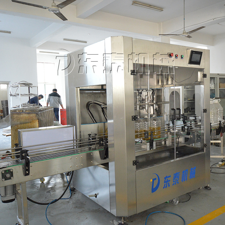 一起來(lái)！直線式食用油灌裝機(jī)不出料原因排查